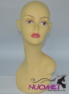 MH0001Good quality woman mannequin head for wigs, necklace