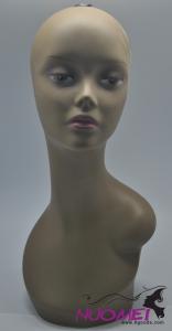MH0003Good quality black woman mannequin head for wigs, necklace