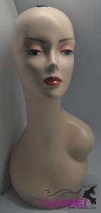 MH0004Good quality woman mannequin head for wigs, necklace