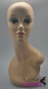 MH0010Good quality woman mannequin head for wigs, necklace
