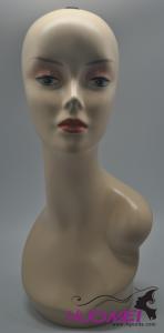 MH0011Good quality woman mannequin head for wigs, necklace