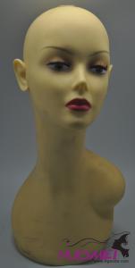 MH0016woman mannequin head with ears for wigs,Good quality