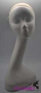 MH0017mannequin head with cap for wigs