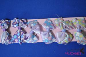 HT0010popular bow hairpins with flowers