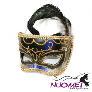 CM0019carnival gorgeous mask with plume