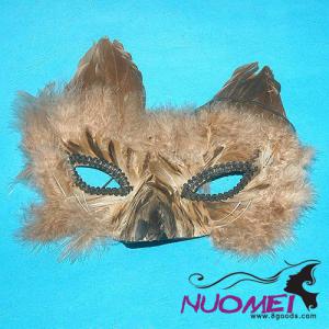 CM0024carnival animal mask with feather