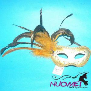 CM0034carnival gorgeous mask with plume