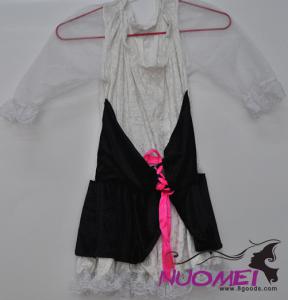 C0008dress with transparent sleeve for girls to party, outside black vest