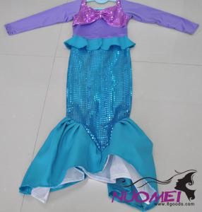 C0011beautiful girl dress with sequined, bule, popular on carnival party