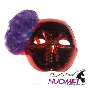 CM0061carnival gorgeous mask with plume
