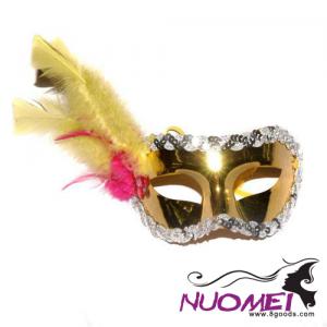 CM0066carnival gorgeous mask with plume