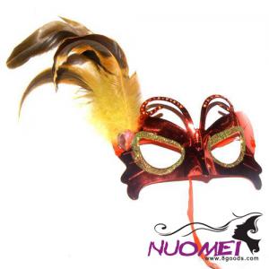 CM0069carnival gorgeous mask with plume