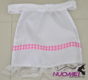 C0015white lace short dress,simple design,suit for cosplay