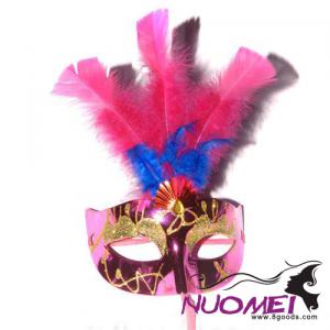 CM0073carnival gorgeous mask with plume