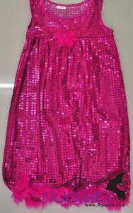 C0026red sleeveless  long dress with Sequins