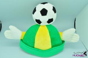 SK7676 Carnival hat with ball decoration for party and ballgame fans