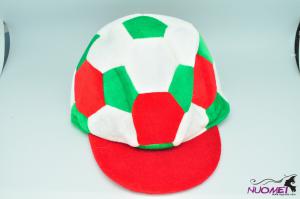 SK7666Carnival ball hat with red brim for world cup fans