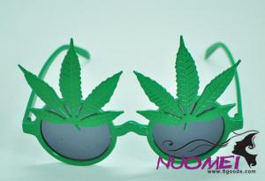 PG0026green leaves glasses, party glasses for young man