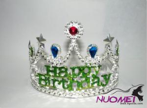 HT0037Crown in green decoration for children and birthday