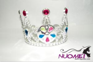 HT0047Crown with red decoration on top and for children