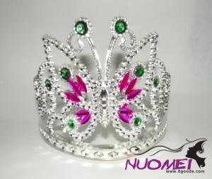 HT0068Crown with butterfly shape for girl and birthday party