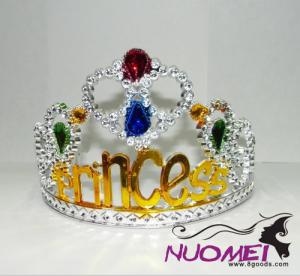 HT0077Crown with golden princess decoration or children