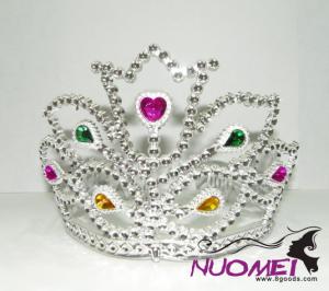 HT0078Colorful crown with delicate decoration for children