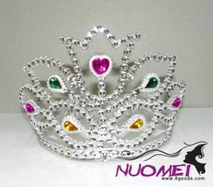 HT0080Crown with colorful decoration for children and party