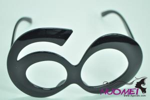 PG0049number 60 glasses, black fashion party glasses