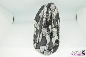 SK7607Fashion hats with white and black sequins