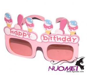 PG0074pink birthday party glasses,lovely and cute