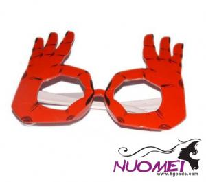 PG0081red hands glasses,ok styling glasses,party glasses.