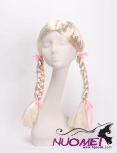 SK5017 carnival fashion  long white braid wig