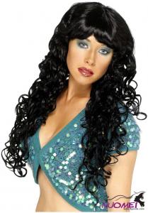BW0095  Black Costume Wigs