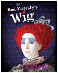 RW0075   Red Colored Wigs