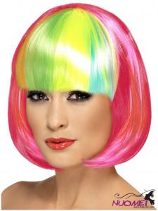 PK0040   Pink Colored Wigs