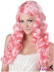 PK0043   Pink Colored Wigs