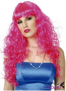 PK0047   Pink Colored Wigs