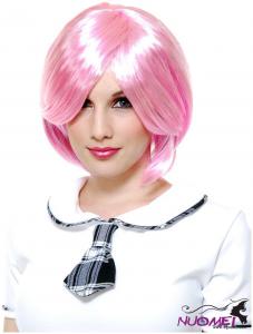 PK0049   Pink Colored Wigs
