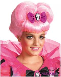 PK0052   Pink Colored Wigs
