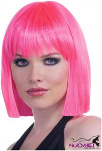 PK0057  Pink Colored Wigs