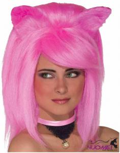PK0061  Pink Colored Wigs