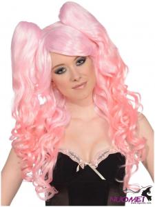 PK0069   Pink Colored Wigs