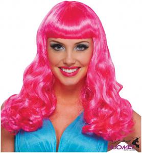 PK0073   Pink Colored Wigs