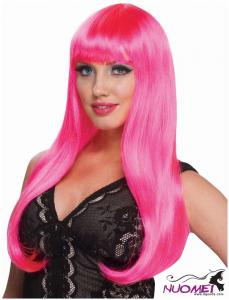 PK0076   Pink Colored Wigs