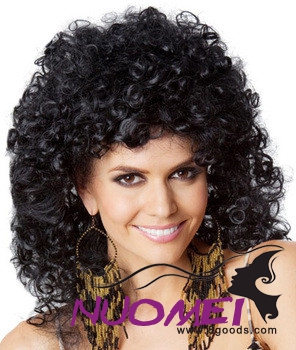 BW0107    Black Costume Wigs