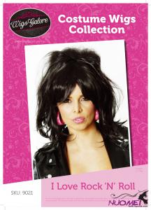 BW0140      Black Costume Wigs