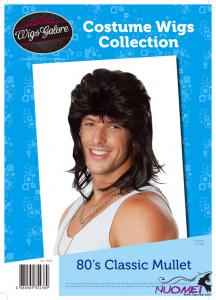 BW0138      Black Costume Wigs