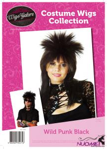 BW0134     Black Costume Wigs
