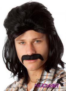 BW0108    Black Costume Wigs